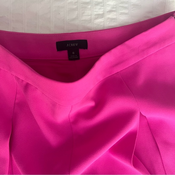 J crew Lucky Crepe Pleated Shorts Pink Size 8 - Picture 3 of 7